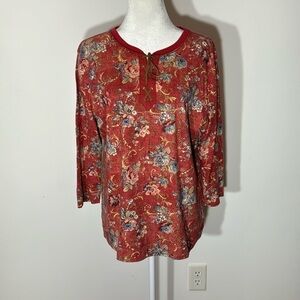 Ralph Lauren 3/4 Length Pullover Top - XL